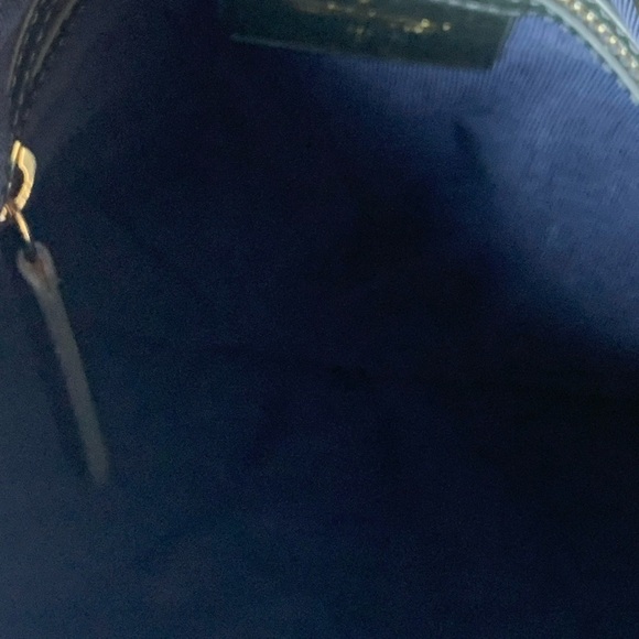 POUR LA VICTOIRE Handbag Black Tan Leather Hobo Slouch Womens Adjustable Strap - Picture 15 of 16